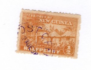 New Guinea #1 Thin Used - Stamp - CAT VALUE $8.00