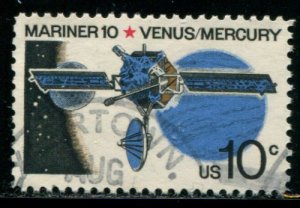 1557 10c Mariner 10 - Venus/Mercury, used