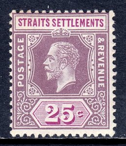 Straits Settlements - Scott #161 - MH - Toning spot UL, pencil/rev. - SCV $17