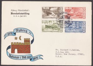 DENMARK - 1976 AMERICAN REVOLUTION - 4V FDC