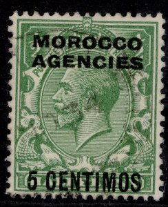 MOROCCO AGENCIES (SPA) GV SG143, 5c on ½d green, FINE USED. Cat