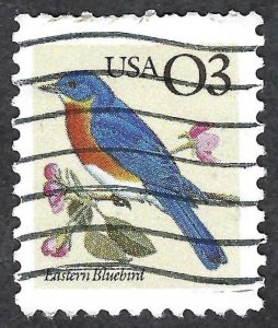 United States #2478 3¢ Eastern Bluebird (1991). Used.