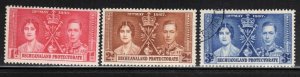 Bechuanaland Protectorate #121-23 ~ Cplt Set of 3 ~ Unused, Used, HM, HMR