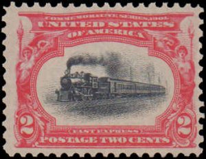 United States #295, Complete Set, 1901, Trains, Never Hinged