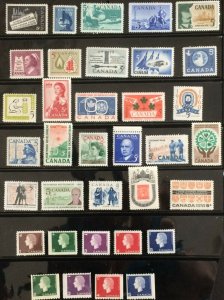 CANADA 1958-1962 Complete yearly sets MNH #375-409 (35 stamps) CV 28 CA$ +