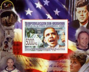 Guinea 2008 SPACE Apollo US Presidents Deluxe s/s mnh.vf