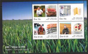 IRELAND 2015 FOOD ISLANDS M/S MNH