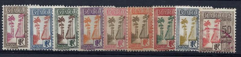 Guadeloupe 1889-1926 Collection mh u fvf scv $140.00 Save75%