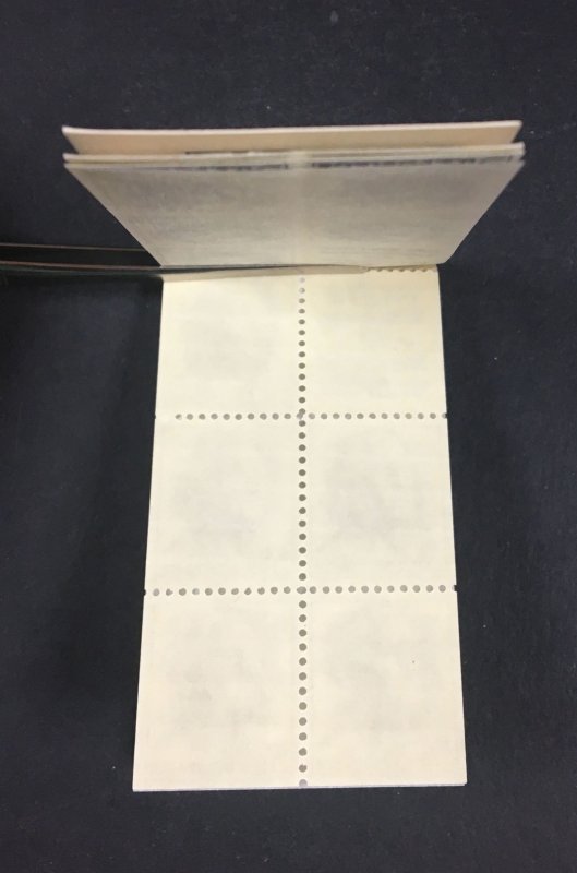 US # BK114 #1213c SLOGAN 2 TAGGED COMPLETE UNEXPLODED BOOKLET $240 LOT #C 9201