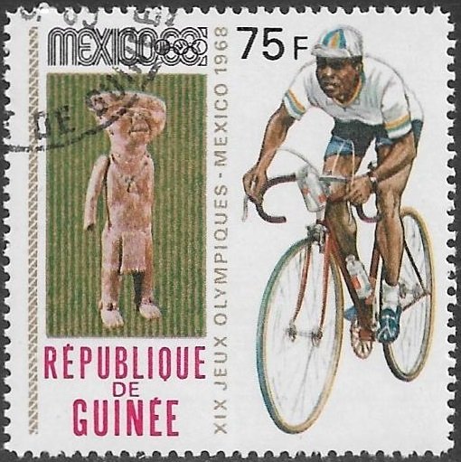 Guinea 1968 Scott # 528 NH CTO. Free Shipping for All Additional Items