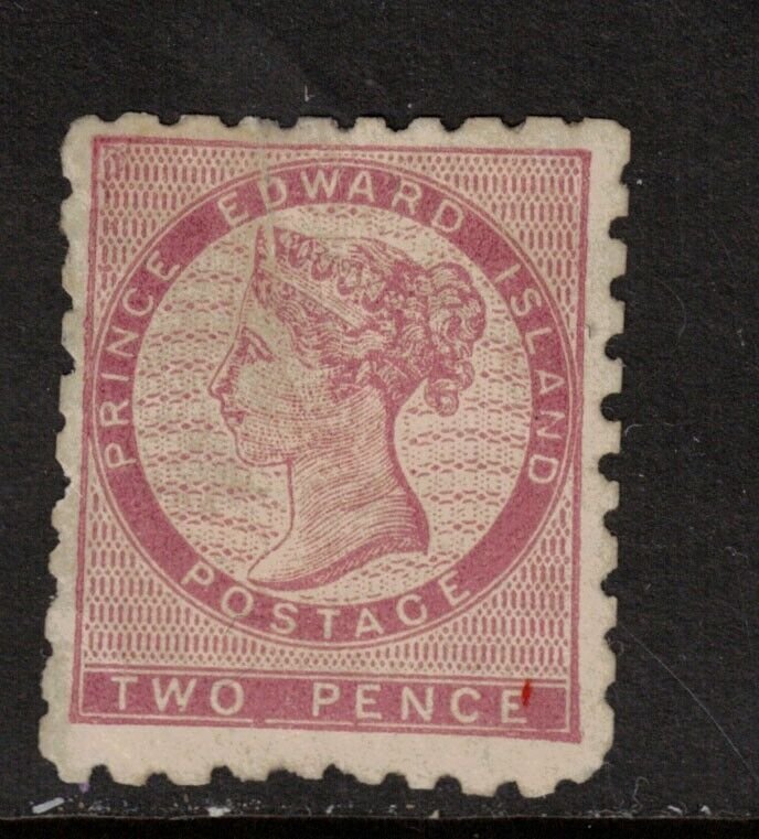 Prince Edward Island #1a Mint Fine+ Deep Rose Shade Full Original Gum Hinged