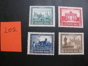 Germany 1930 MNH B34-37 SET  VF/XF 140 EUROS  (202) NEW COLLECTION