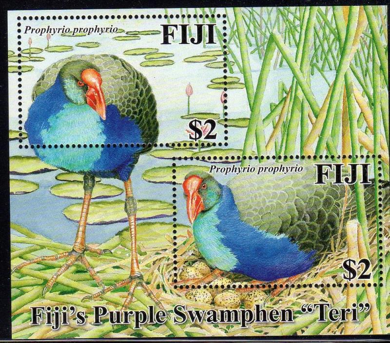 Fiji 1102 - Mint-NH - Purple Swamphen (cv $4.75)