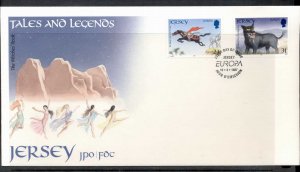 Jersey 1997 Europa Myths & legends FDC