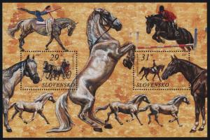 Slovakia 485 MNH Lippizan Horses, Carriage