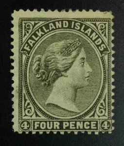 MOMEN: FALKLAND ISLANDS SG #8 1887 MINT OG H £450 LOT #62985