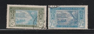 Ivory Coast 64, 73 U River Scene