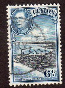 Ceylon 280 - Used - Colombo Harbor / George VI (3)