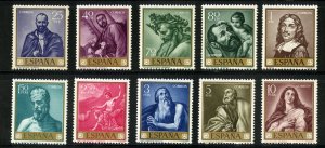 RK37309 SPAIN 1159-1168 MNH SCV $25.00 BIN $13.50