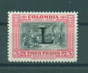 Colombia sc# C184 mh cat value $10.00