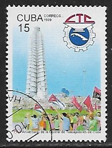 Cuba # 3985 - Workers Trade Union - unused CTO.....{Z29}