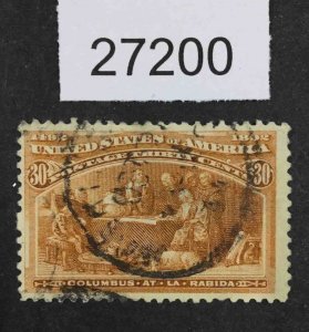 US STAMPS #239 USED  LOT #27200