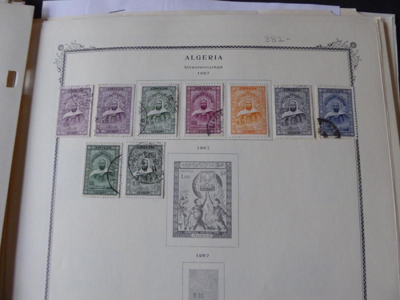Algeria 1924-1971 Stamp Collection on Scott Specialty Album Pages