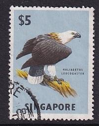 Singapore   #69    used   1963   birds  $5