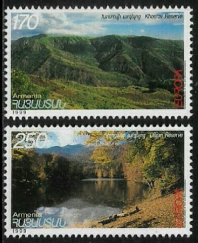 Armenia #589-90 MNH Set - Europa - Reserves