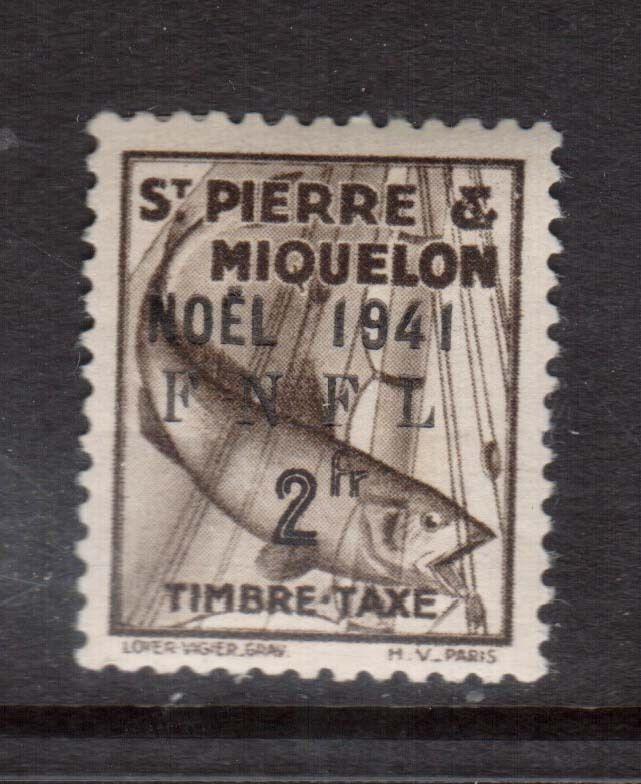 St Pierre & Miquelon #J56 VF Mint