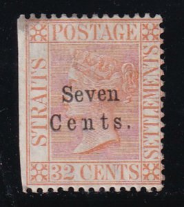 Straits Settlements 1879 SC 21 MLH 