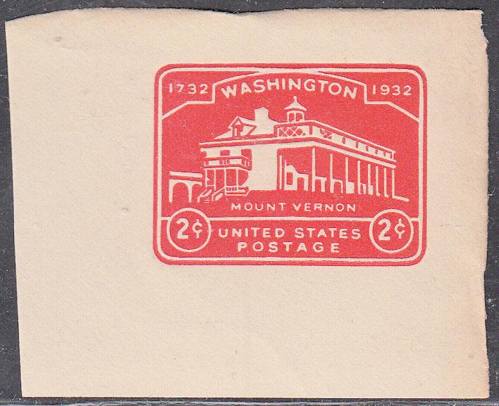 US #U525 Unused Cut Square 