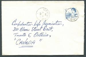 CANADA MILITARY COVER C.F.P.O. CANCEL 42