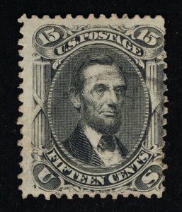 VERY AFFORDABLE GENUINE SCOTT #77 F-VF USED BLACK 1866 NBNC PRINTING #19315