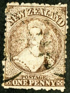 New Zealand Stamps # 38 Used VF Scott Value $140.00