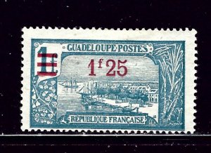 Guadeloupe B7 MH 1939 Surcharge