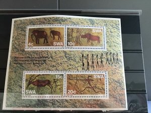 South West Africa 1976 rock paintings stamps sheet  R26104