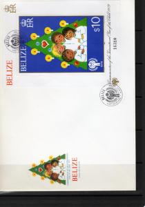 Belize 1980 YEAR OF THE CHILD 1979 s/s Perforated in FDC