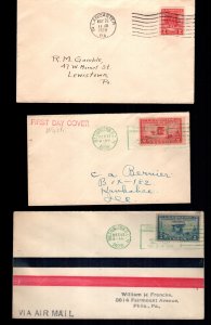 US 650  649 645  first day covers