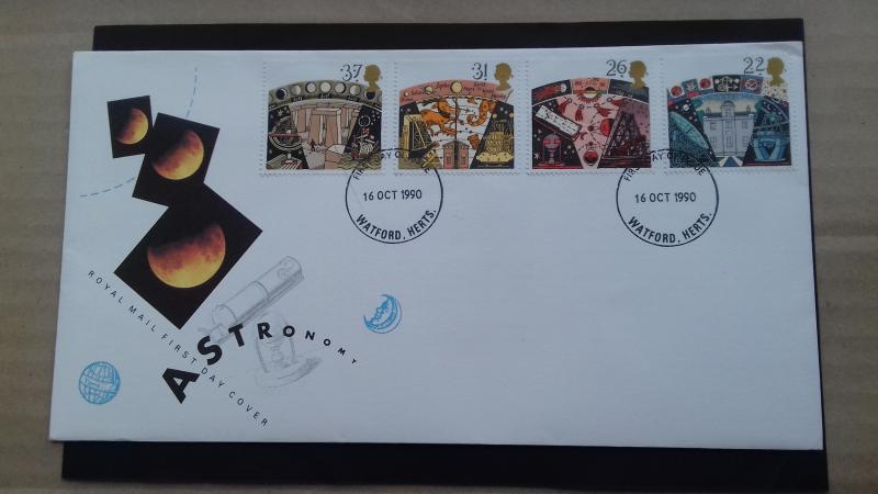 Great Britain 1990 Astronomy FDC