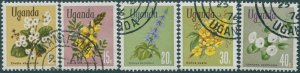 Uganda 1969 SG131a-136 Flowers (5) FU