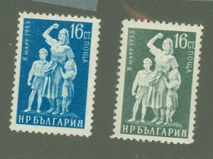 Bulgaria #855-856 Mint (NH) Single (Complete Set)