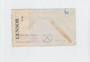 RARE RARE jusqua Trans-Atlantic airmail to ** BULGARIA ** Censor Canada cover