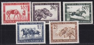 ÖSTERREICH AUSTRIA [1946] MiNr 0785-89 ( **/mnh ) Tiere