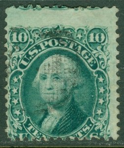 EDW1949SELL : USA 1868 Scott #89 Used. Faulty. Catalog $325.00.