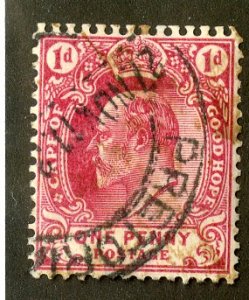 CAPE OF GOOD HOPE 64 USED PRETORIA CANCEL BIN $1.00 ROYALTY