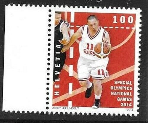 2014    SWITZERLAND  -  SG.  2020  -  SPECIAL NATIONAL OLYMPIC GAMES  -  MNH