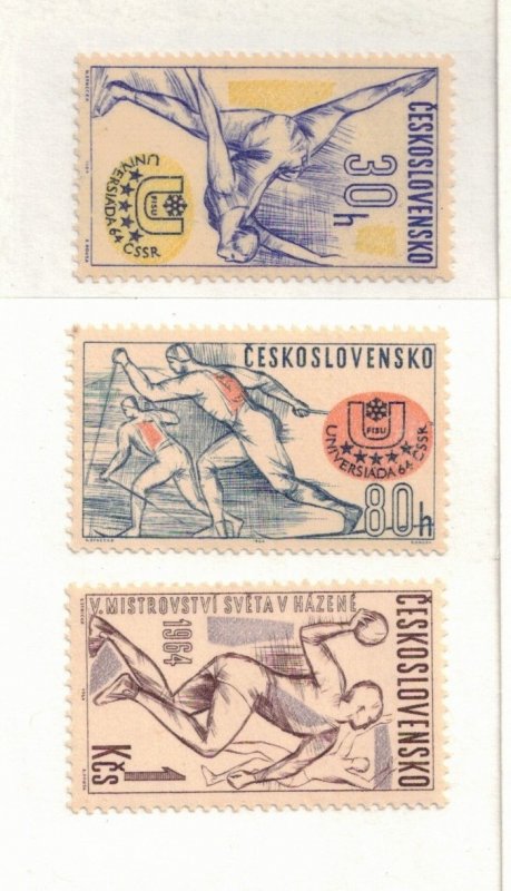 Czechoslovakia Sc 1217-9 MNH SET of 1962 - Sport