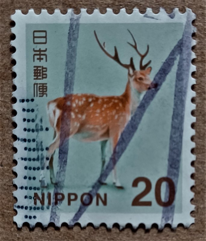 Japan #3792 20y Sika Deer USED (2015)
