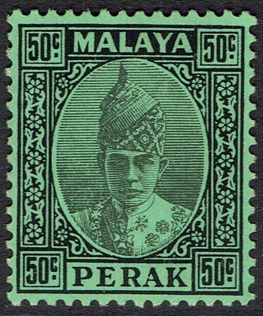 PERAK 1938 SULTAN 50C MNH **